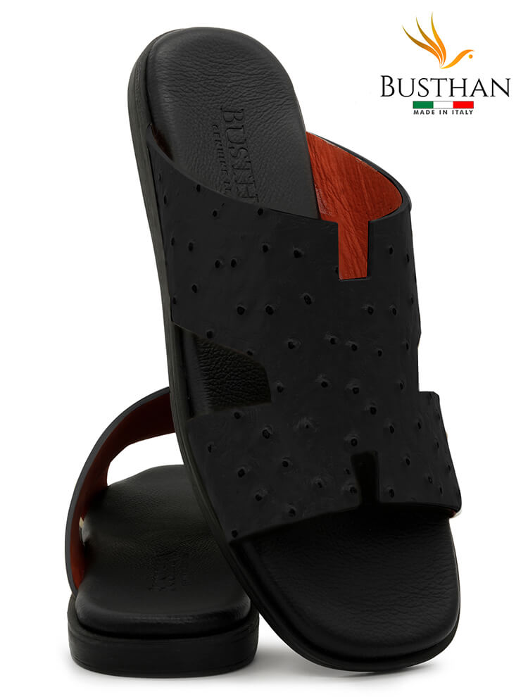 Busthan 26/02 [H136] Black Gents Sandal