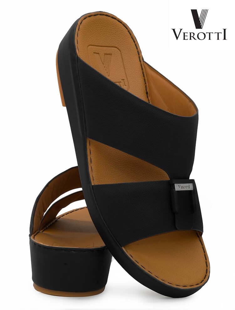 Verotti[X585]VTS-121 Black Gents Arabic Sandal