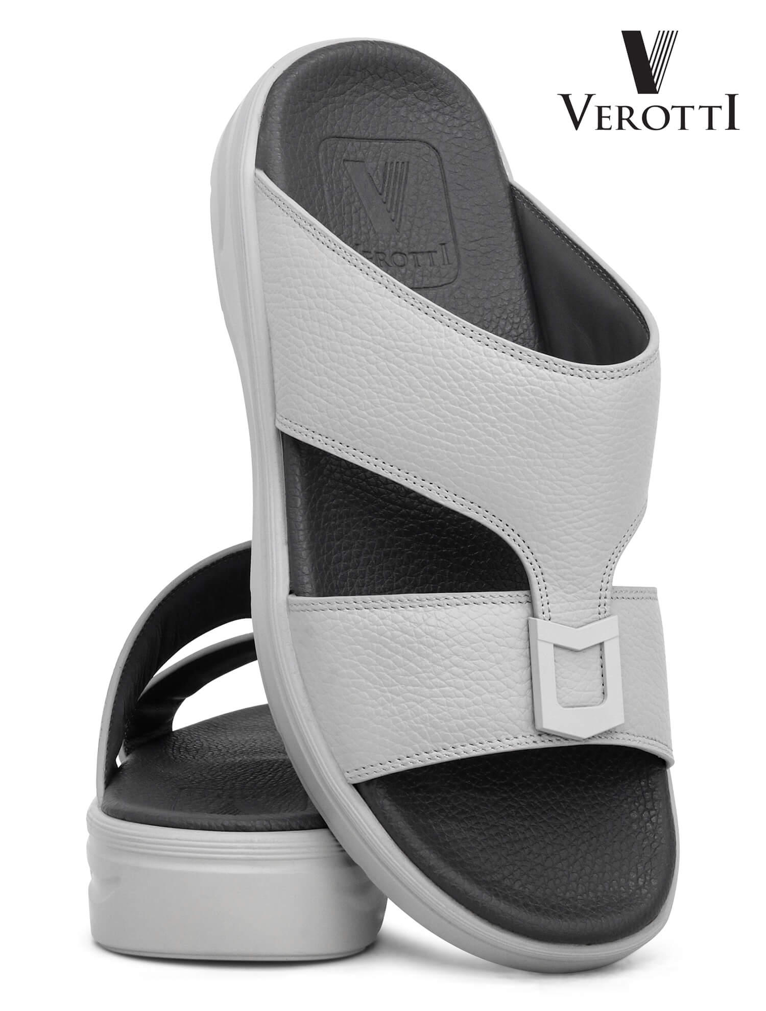 Verotti[X449]VTGE-02 Gray Gents Arabic Sandal