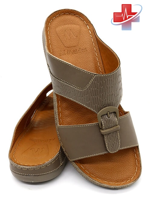 Al-Maidan-[B12]-118-905-MEDICAL-Stone-Tan-Gents-Sandal-6