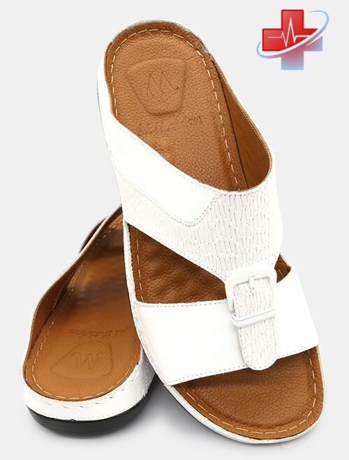 Al-Maidan-[B13]-118-905-MEDICAL-White-Tan-Gents-Sandal-6