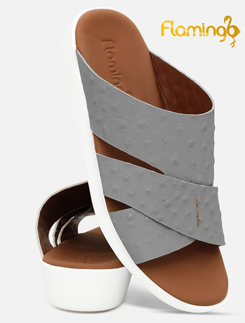 Flamingo Premium[FG140]817 [LP] OST  Gray Gents Arabic Sandal