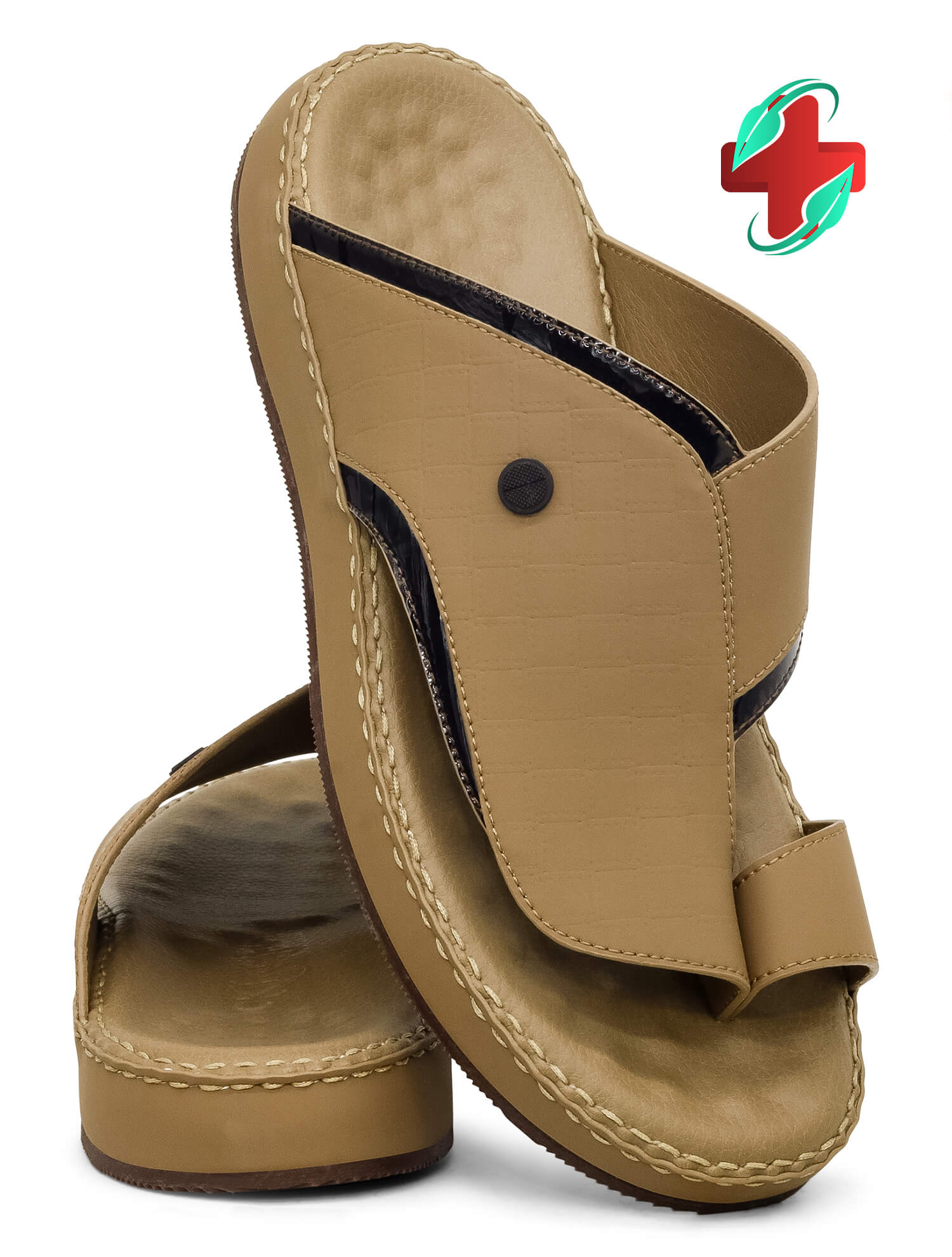 Khanjar[KH24]3004-MEDICAL-Stone-Gents-Arabic-Sandal-40